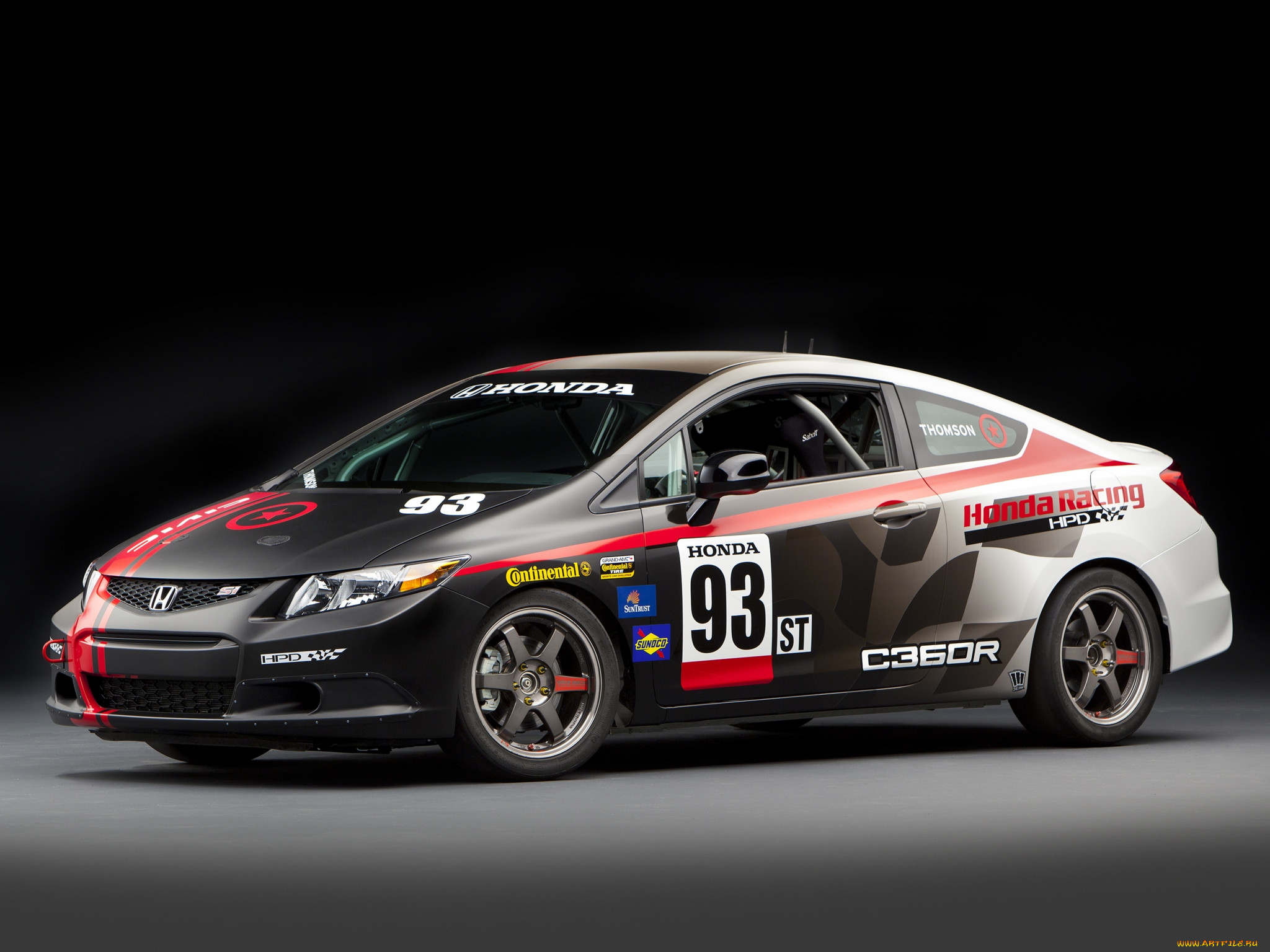 honda, civic, si, coupe, racecar, compass, 360, racing, by, hpd, 